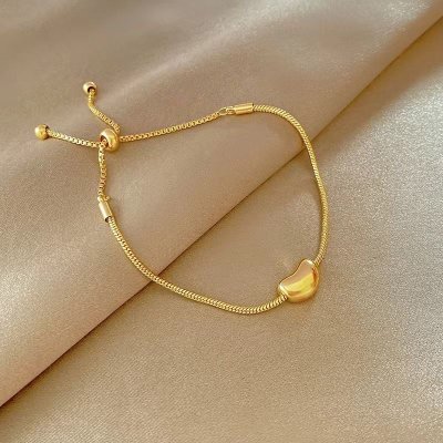 Women Simple Fashion Acacia Bean Pull Bracelet