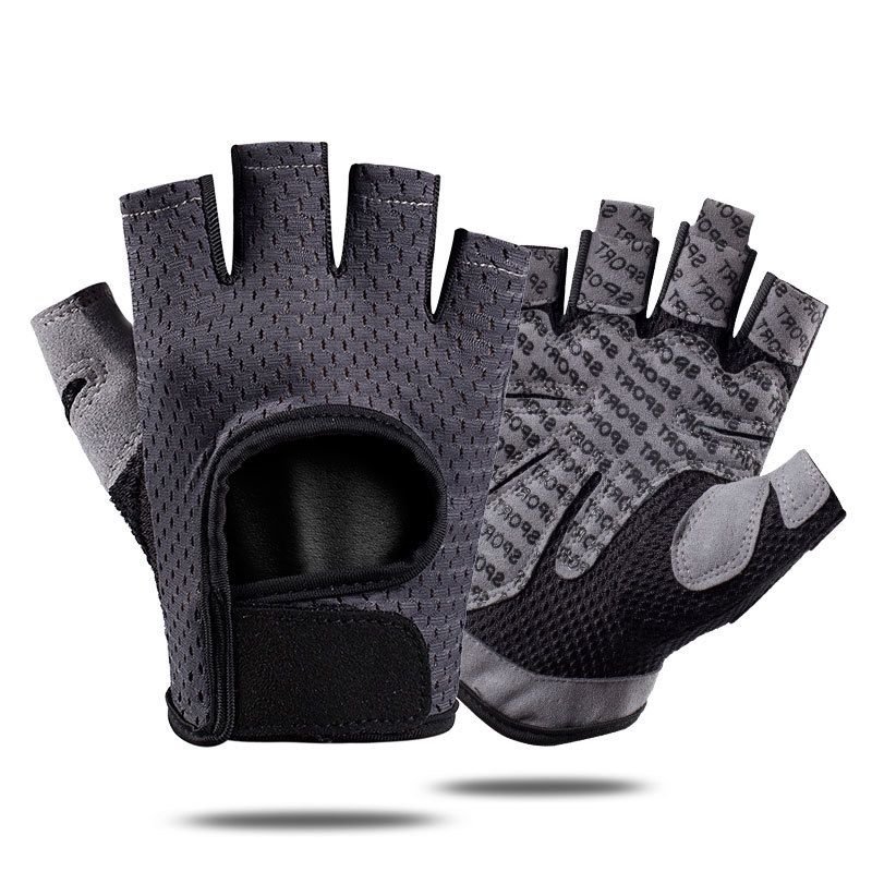 Outdoor Half Finger Non-Slip Shock-Absorbing Breathable Sports Cycling Gloves