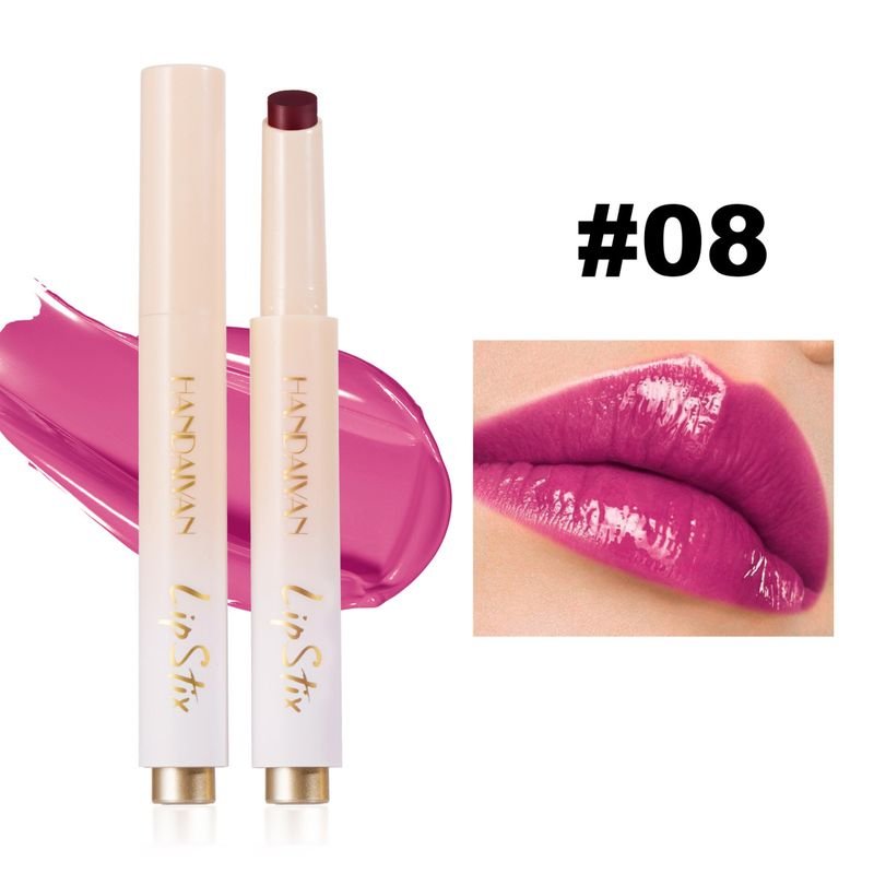 Women Handaiyan Simple Waterlight Mirror Moisturizing Press Lipstick