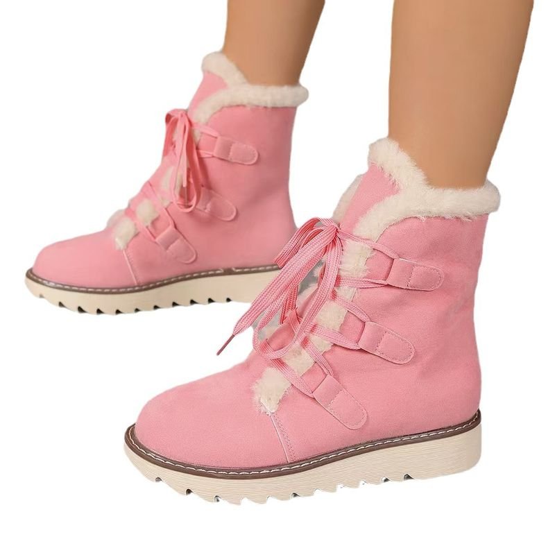 Autumn And Winter Women Plus Size Warm Snow Boots