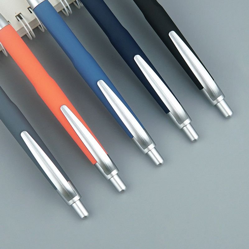 Simple Office Business Spray Glue Push Ballpoint Pen