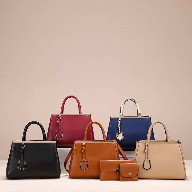 Women Simple Large Capacity Handbags Set