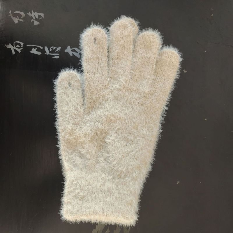 Autumn And Winter Women Fashion Thickened Warm Touch Screen Cold-Proof Plush Gloves