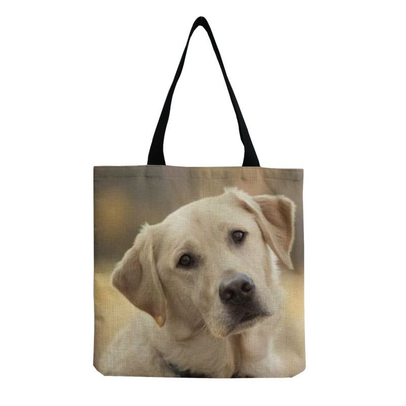 Personalized Large-Capacity Cute Pet Dog Printing Shopping Bag