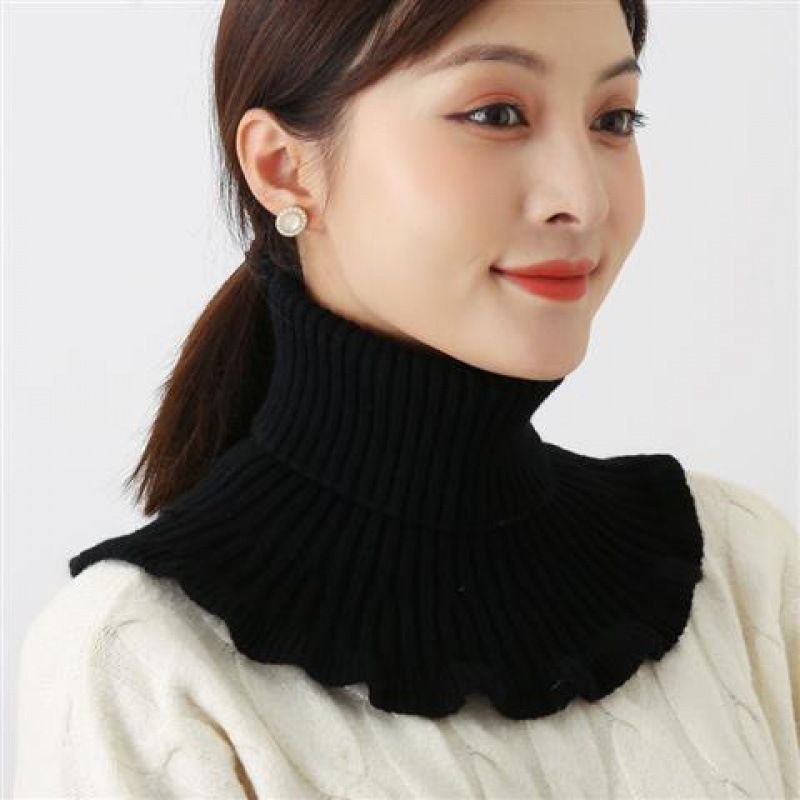 Autumn Winter Women High Collar Neck False Collar