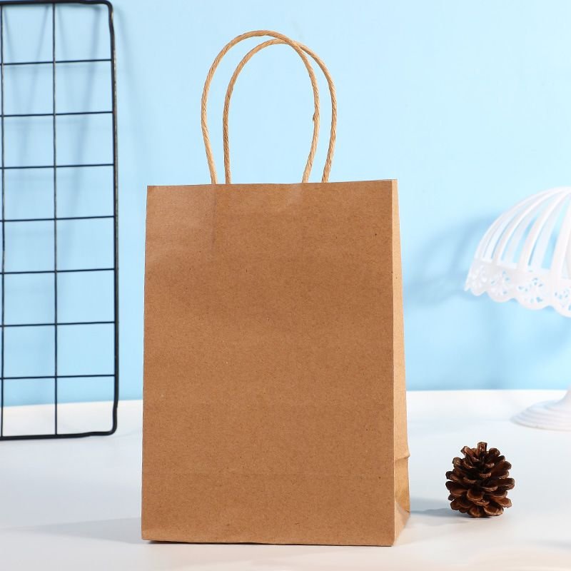 Rectangular Candy Color Kraft Paper Storage Packaging Bag Garment Accessories