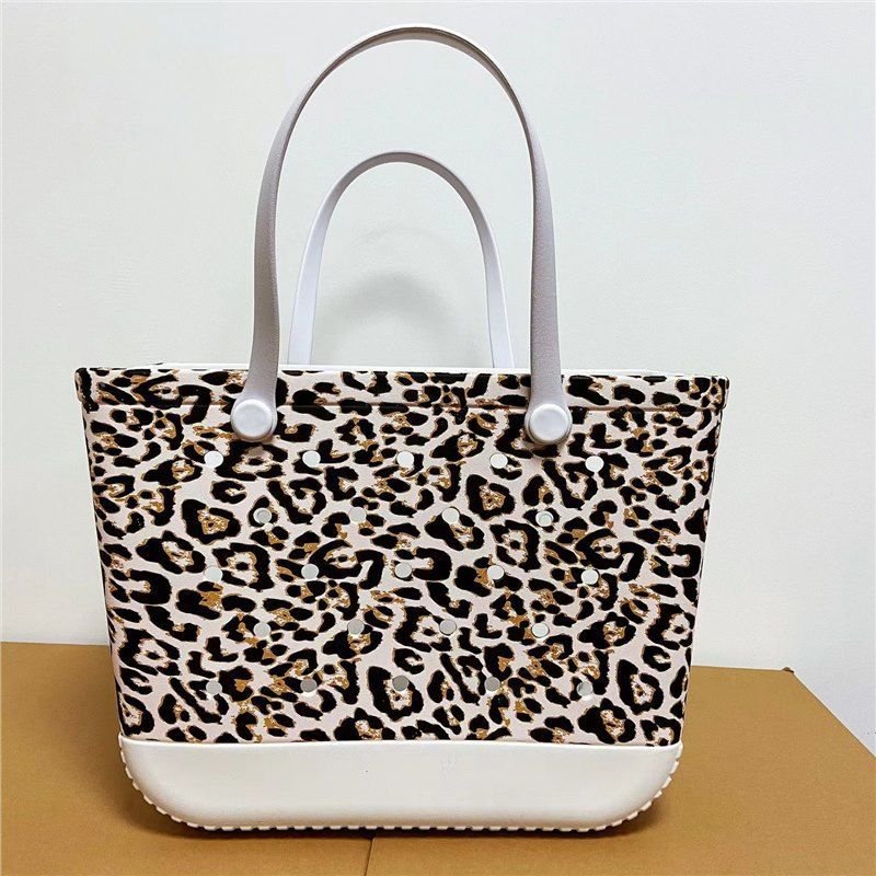 Fashion Printed EVA Beach Hole Tote Bag