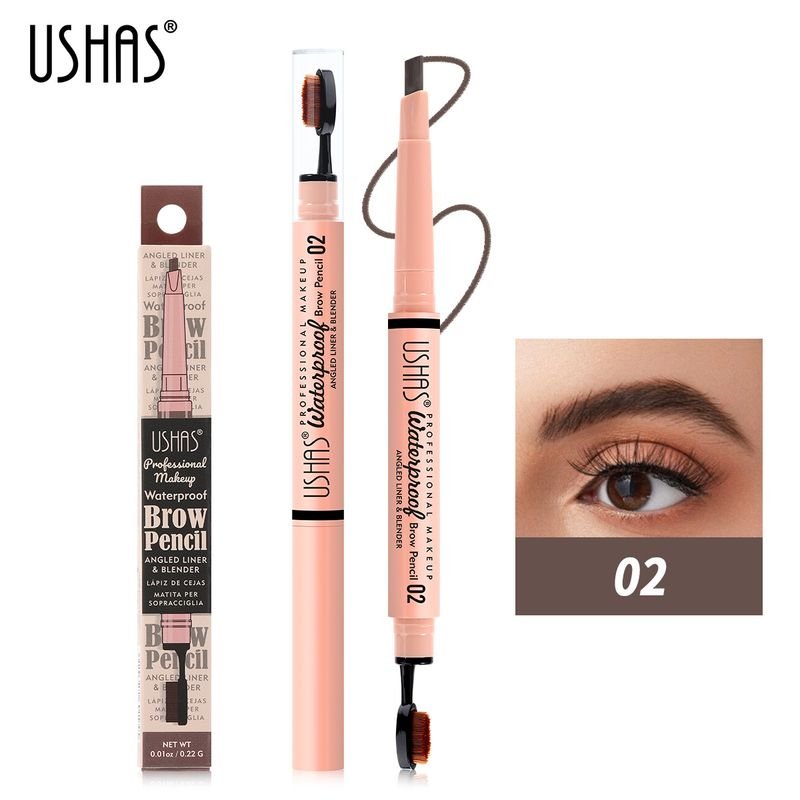 USHAS Women Long-Lasting Non-Blooming Eyebrow Cream With Eyebrow Brush