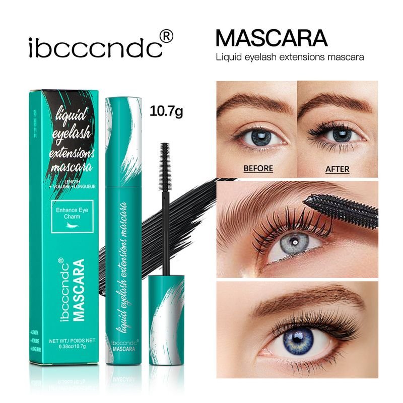 Ibcccndc Women Slim Thick Curly Styling Non-Blooming Mascara