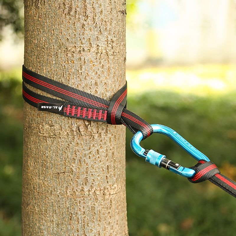 Outdoor Rock Climbing High Altitude Mountaineering Wear-Resistant Flat Belt Ring Speed Drop Climbing Ropes