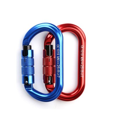 Outdoor Rock Climbing Climbing Main Lock Aviation Aluminum Safety Buckle Downhill Equipment Climbing Ropes