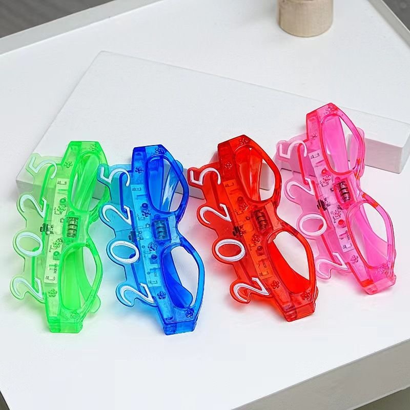 2025 New Year Led Luminous Digital Glasses