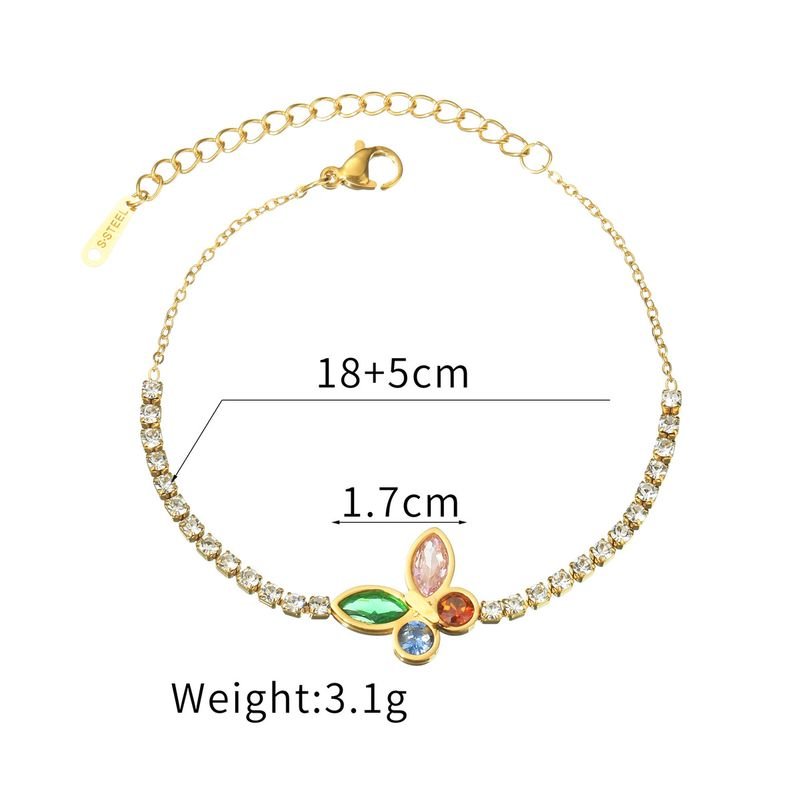 Women Fashion Simple Butterfly Pearl Bracelet