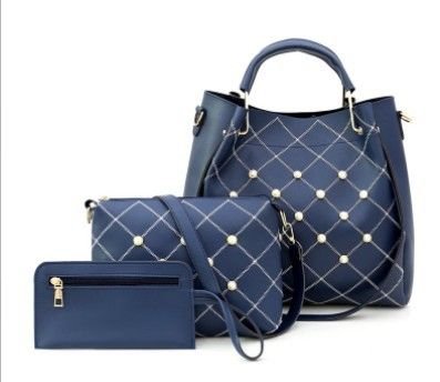 Women Fashion Large-Capacity Handbag Three-Piece Set