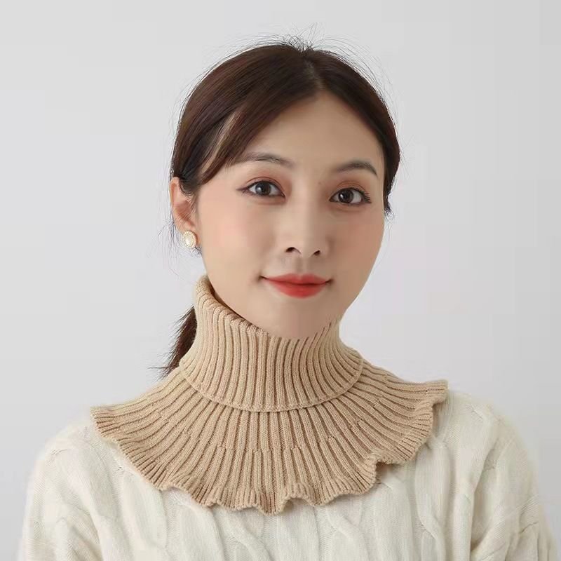 Autumn Winter Women High Collar Neck False Collar