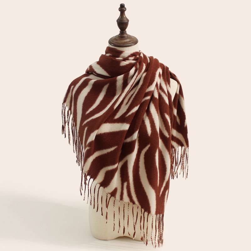 Autumn Winter Women Fashion Leopard Printed Warm Scarf