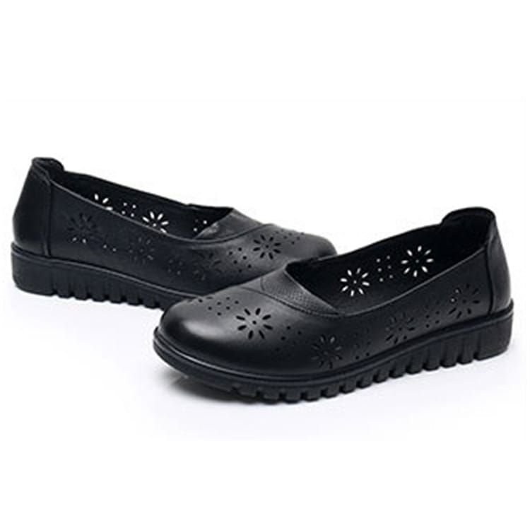 Size:4.5-10 Women Causal Slip On Hollow Out Carving Loafers