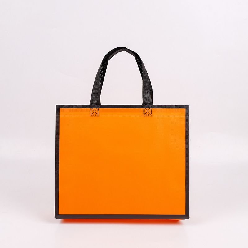 Simple Contrast Color Clothing Packaging Non-Woven Shopping Bag