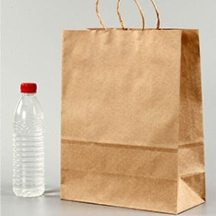 50pcs/set Custom 33*26*12cm Kraft Paper Sacks