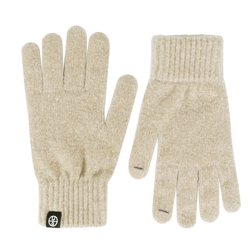 Autumn And Winter Women Fashion Solid Color Warm Knitted Touch Screen Gloves