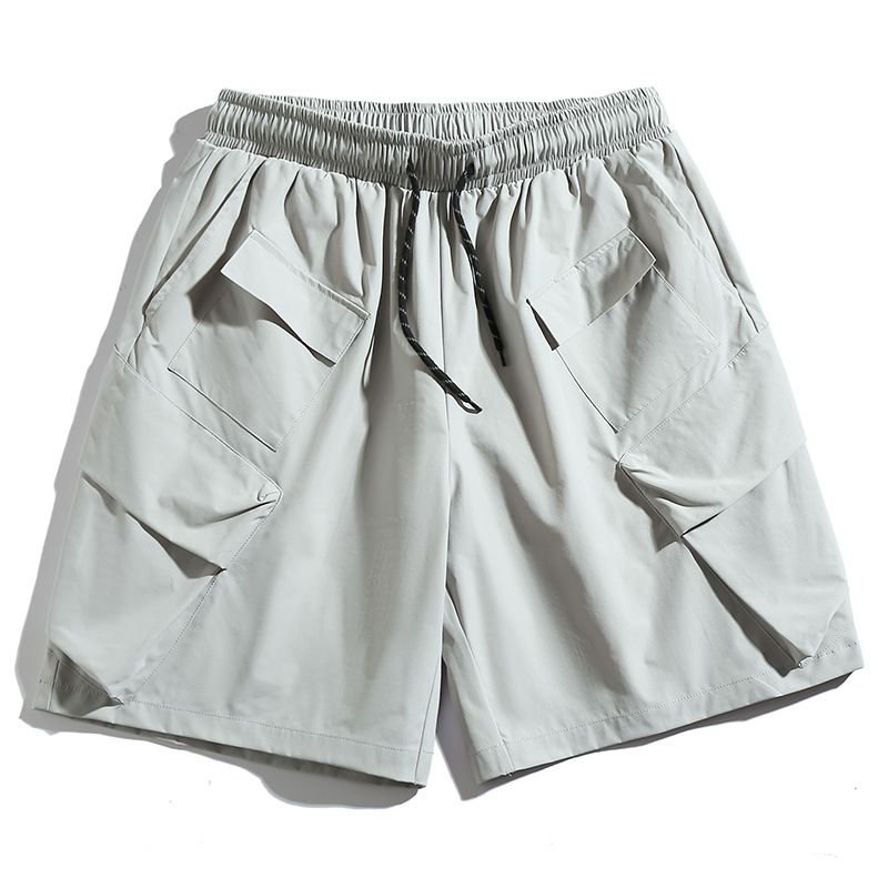 Men Summer Fashion Casual Basic Solid Color Sports Shorts