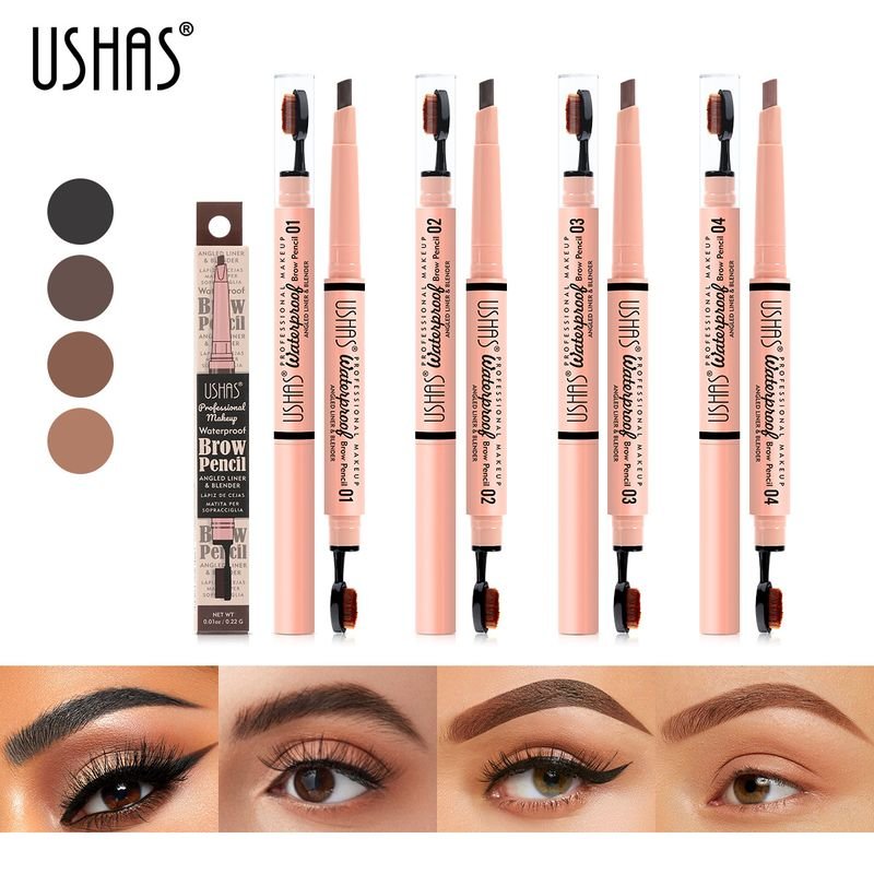 USHAS Women Long-Lasting Non-Blooming Eyebrow Cream With Eyebrow Brush