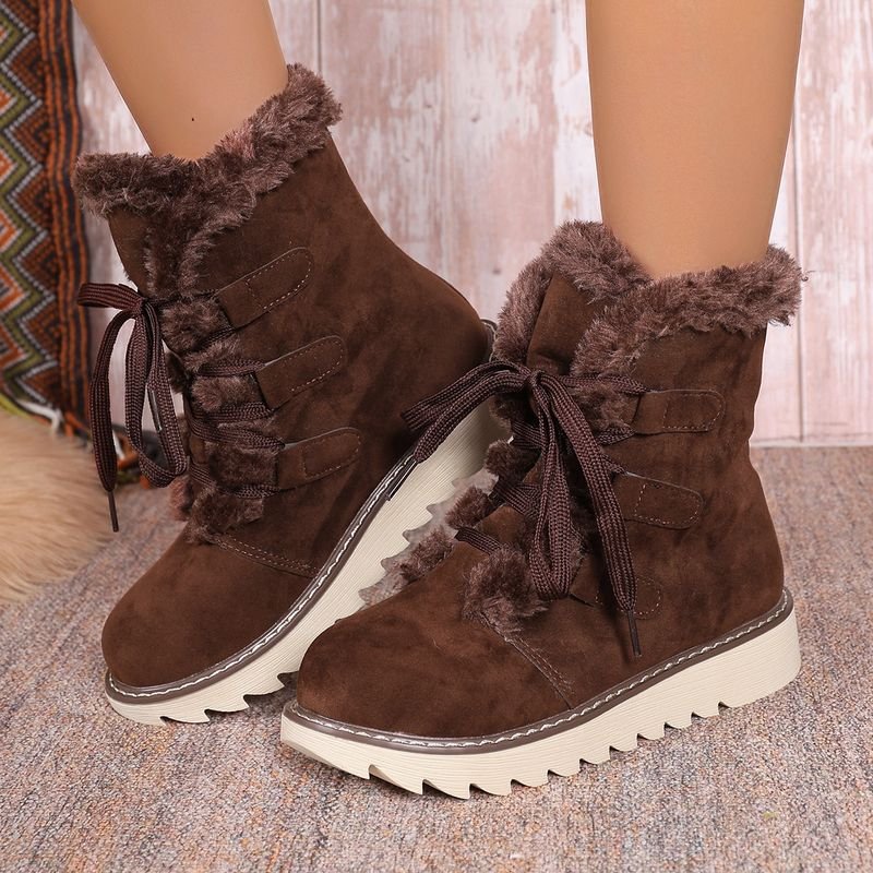 Autumn And Winter Women Plus Size Warm Snow Boots