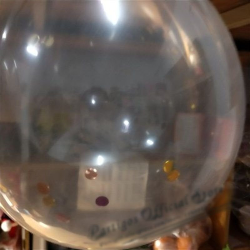 100pcs/pack 2.8g Simple Clear Transparent Latex Wedding Party Balloons