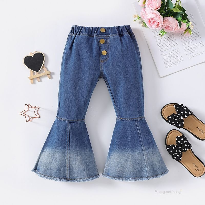 Children Fashion Flared Jeans