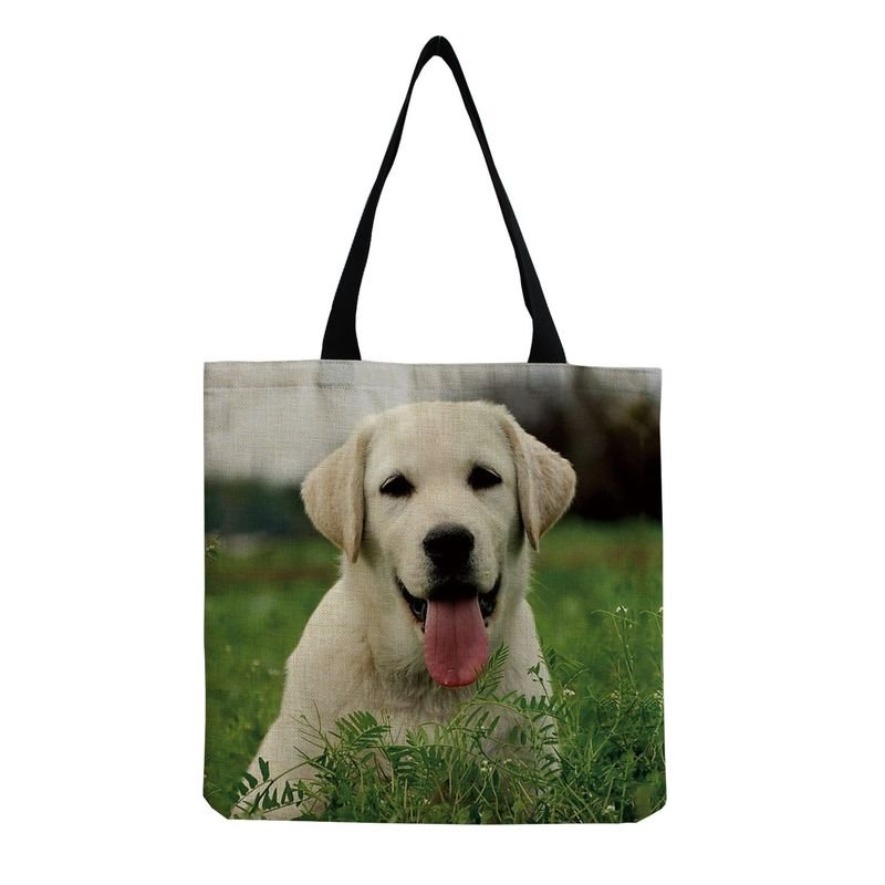 Personalized Large-Capacity Cute Pet Dog Printing Shopping Bag