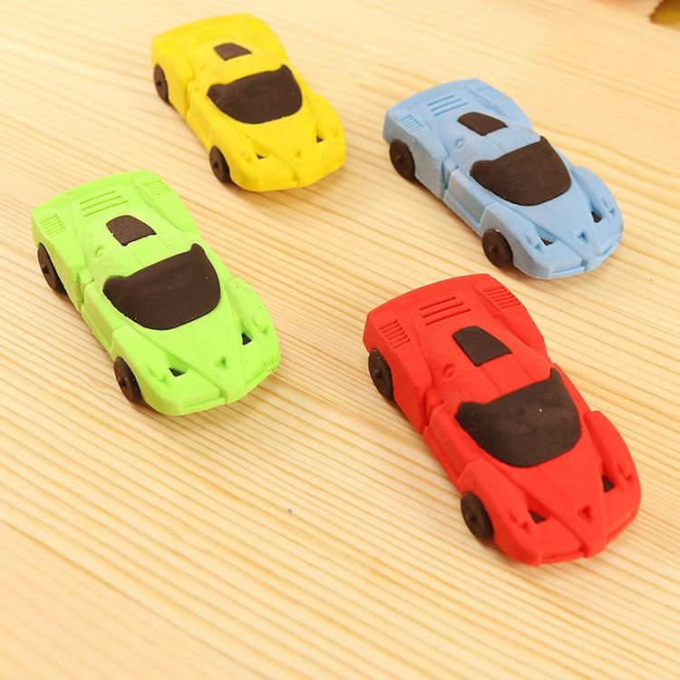 Creative Cartoon Racing Car Student Eraser Stationery