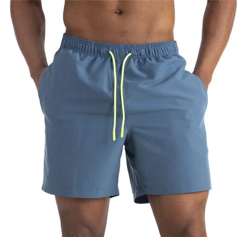 Men Casual Shorts Summer Beach Pants Breathable Lotus Leaf Water-Repellent Sports Casual Shorts