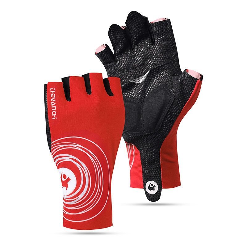 Summer Outdoor Cycling Sunscreen Breathable Half-Finger Gloves