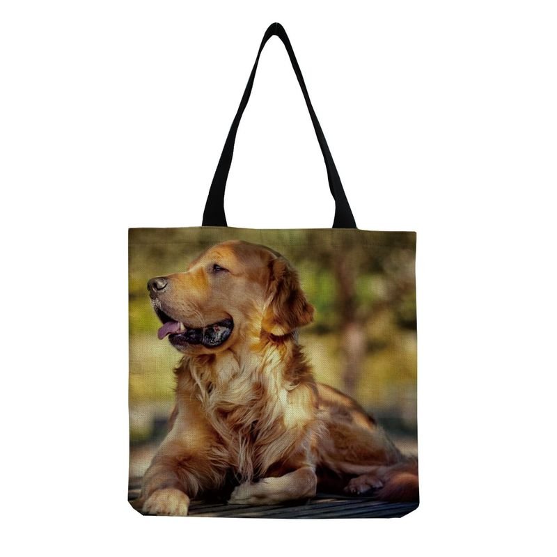 Personalized Large-Capacity Cute Pet Dog Printing Shopping Bag