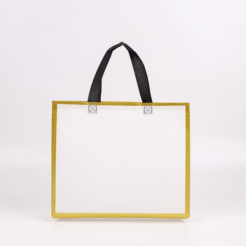 Simple Contrast Color Clothing Packaging Non-Woven Shopping Bag