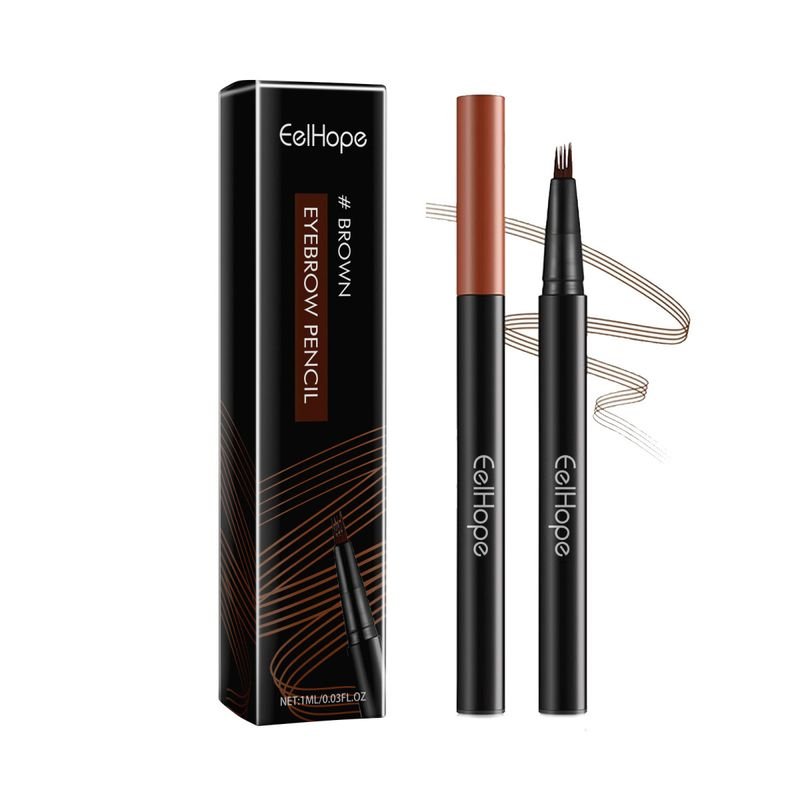 EELHOPE Women Non-Blooming Natural Shaping Four-Claw Eyebrow Pencil