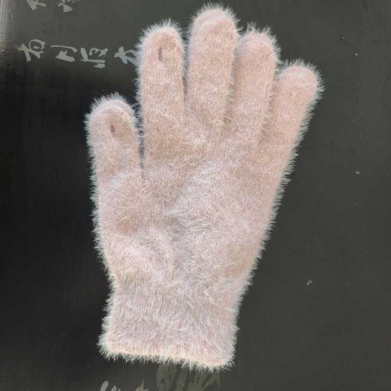 Autumn And Winter Women Fashion Thickened Warm Touch Screen Cold-Proof Plush Gloves