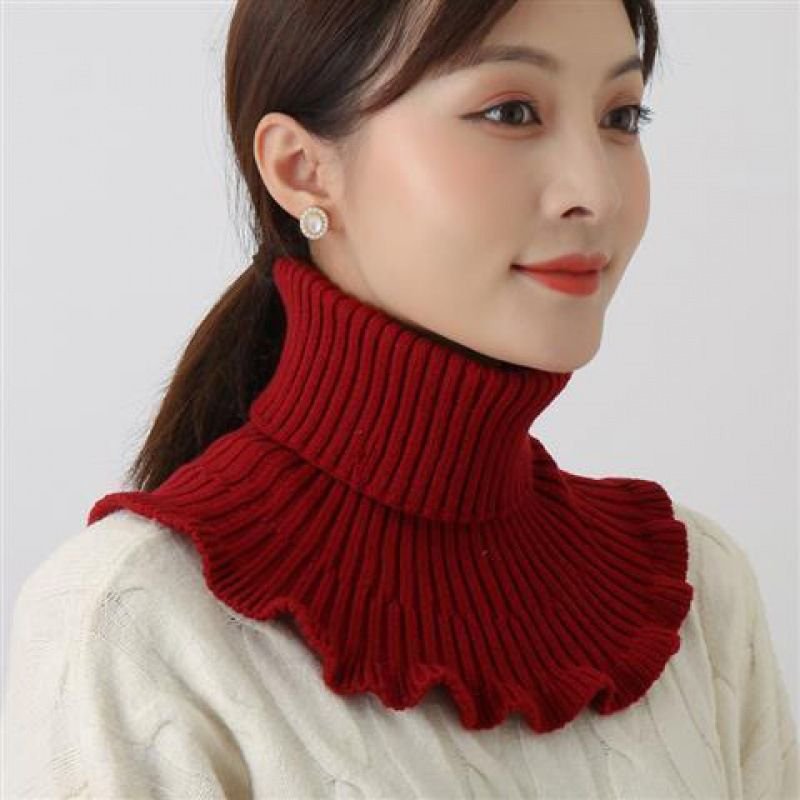 Autumn Winter Women High Collar Neck False Collar