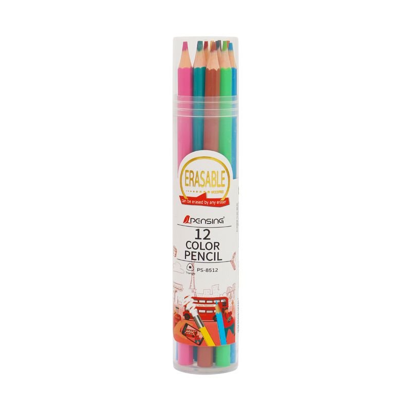 Erasable Color Pencil Triangle Rod Primary School Students Graffiti Painting Pencil Stationery