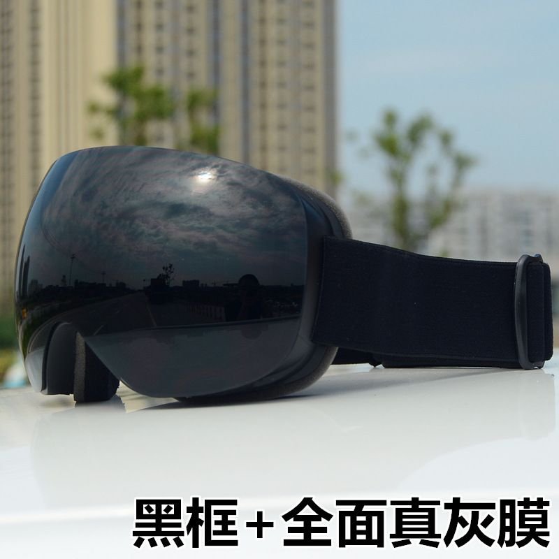 Outdoor Portable Double-Layer Anti-Fog Large Spherical Ski Goggles