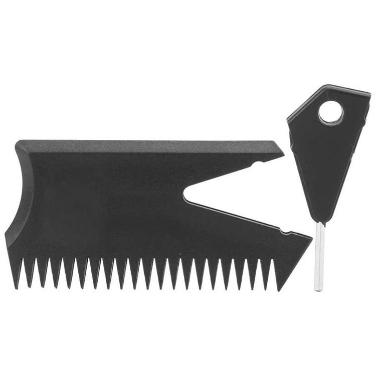 Surfboard Wax Comb With Screw Wrench Set Non-Slip Scraping Wax Comb