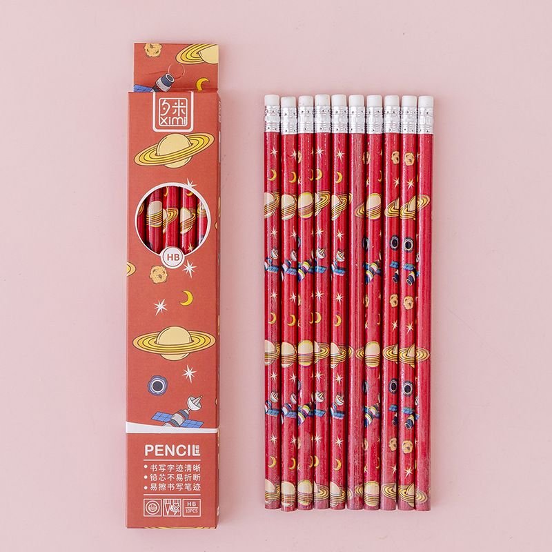 Cartoon Cute Student Supplies Pencil 10-Box