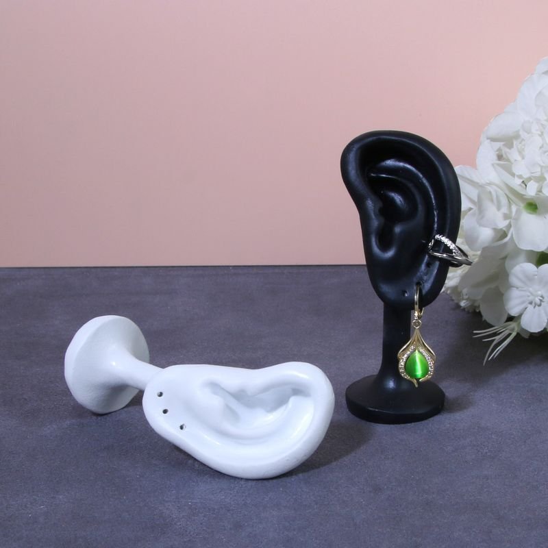 Women Fashion Simulation Ear Earrings Model Display Stand