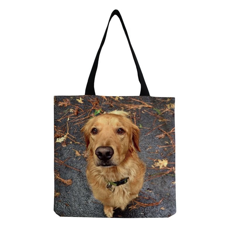 Personalized Large-Capacity Cute Pet Dog Printing Shopping Bag