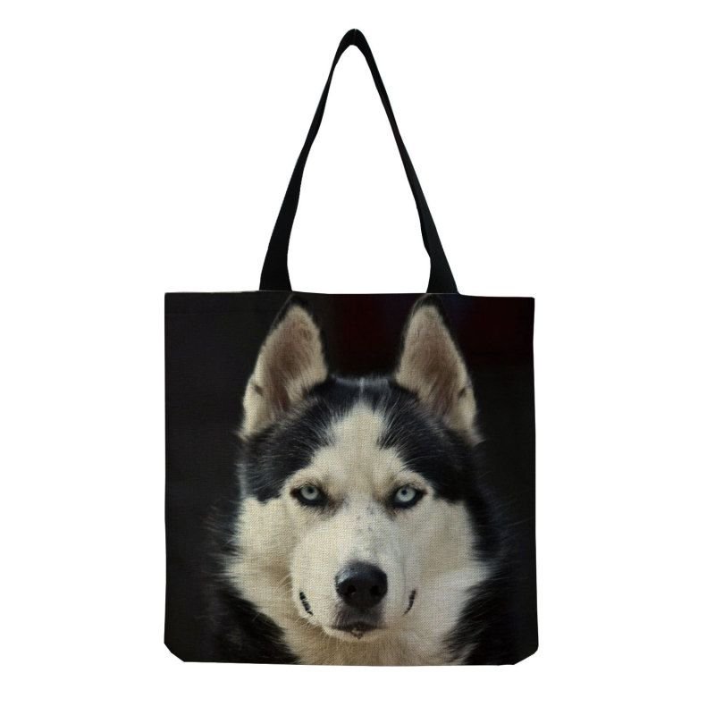 Personalized Large-Capacity Cute Pet Dog Printing Shopping Bag