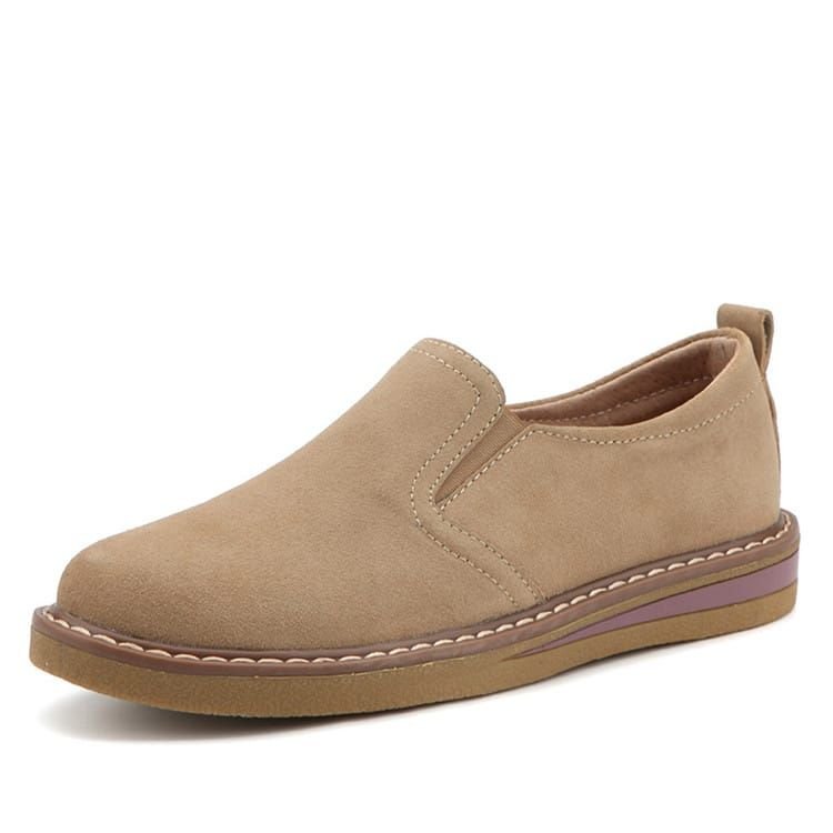 Size:4.5-10 Women Causal Slip On Suede Loafers