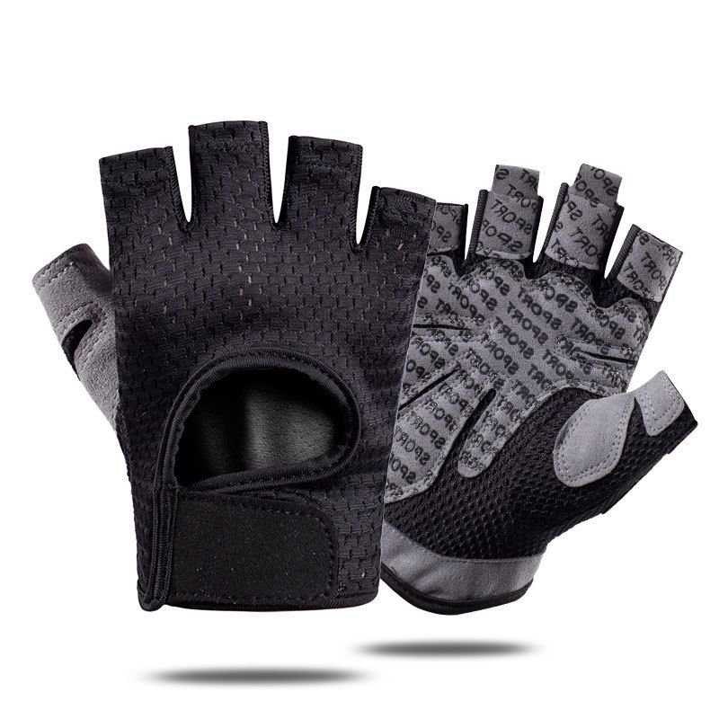 Outdoor Half Finger Non-Slip Shock-Absorbing Breathable Sports Cycling Gloves