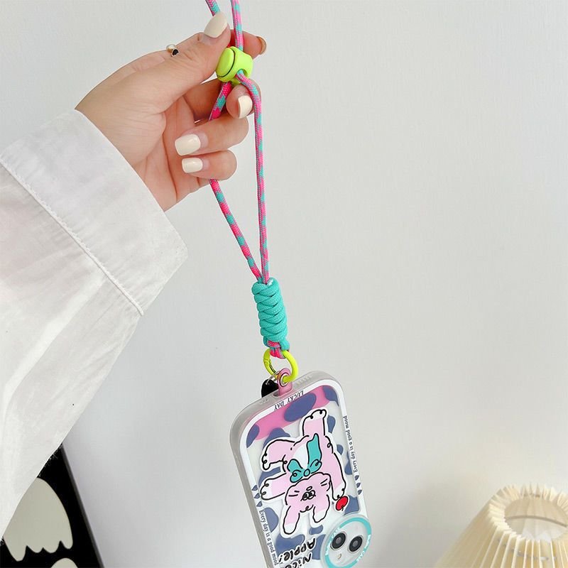 Simple Multicolor Anti-Lost Mobile Phone Lanyard