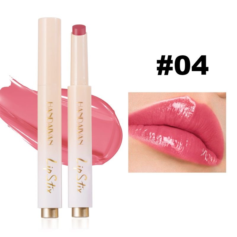 Women Handaiyan Simple Waterlight Mirror Moisturizing Press Lipstick