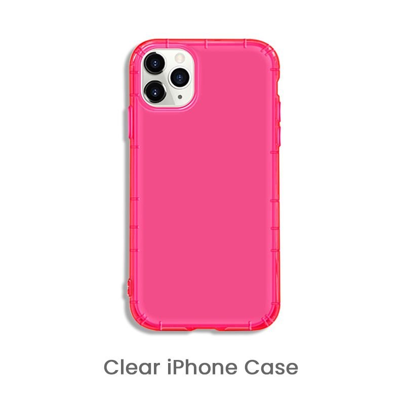 Custom Transparent Drop-Resistant iPhone Case